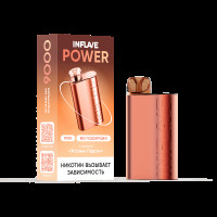 Электронная сигарета INFLAVE POWER 9000 затяжек Жасмин Персик