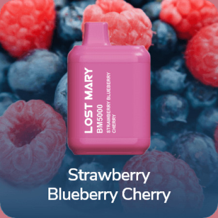Электронная сигарета LOST MARY BM5000 Strawberry Blueberry Cherry (Клубника Черника Вишня)