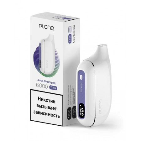 Электронная сигарета Plonq Max Aloe Grape (Плонг Макс Алоэ Виноград)
