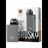 Перезаправляемая Под-Система Бруско Миникан Плюс (Brusko Minican Plus) 850 mah, Серый