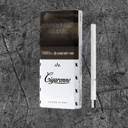 Сигареты Сигарон Супер Слимс Белый (Cigaronne Super Slims White)