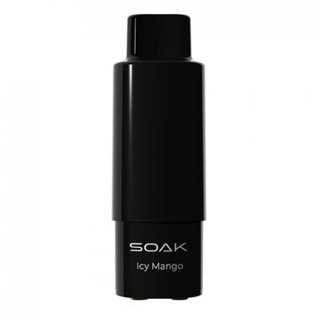 Сменный картридж SOAK Q - Ледяное манго (3.000 затяжек) - 2% (1 шт.)
